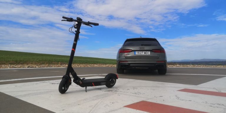Audi electric kick scooter by Egret. Probamos el patinete eléctrico con más estilo