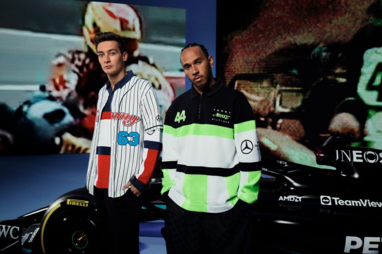 Tommy Hilfiger viste a los fans de la escudería Mercedes-AMG Petronas de F1