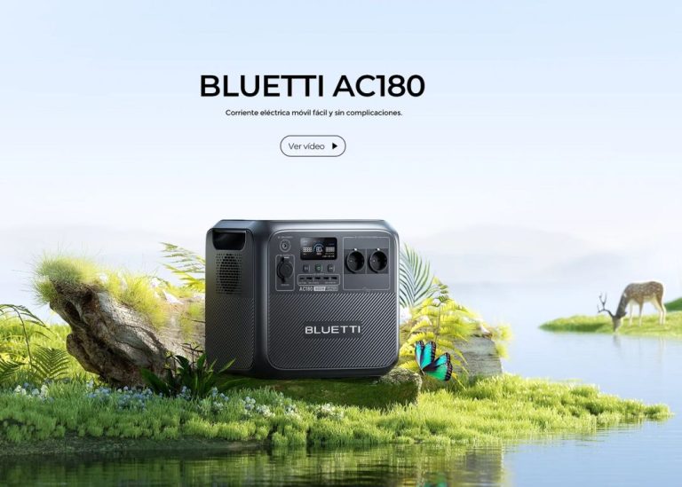 BLUETTI AC180, la nueva batería portátil de larga duración que proporciona energía eléctrica en cualquier lugar