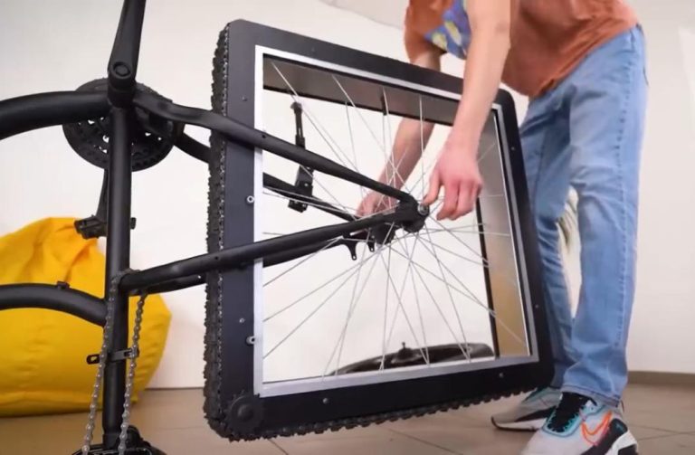 La bicicleta con ruedas cuadradas que ha incendiado las redes sociales. Así funciona