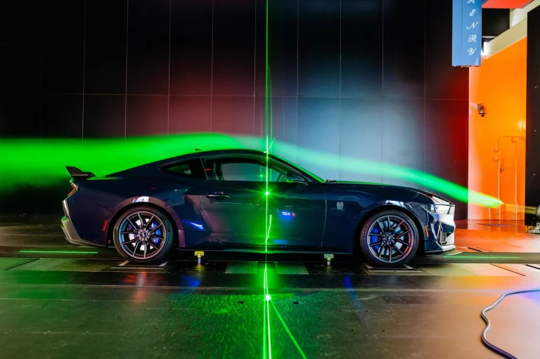 Así trabaja la aerodinámica del Ford Mustang Dark Horse