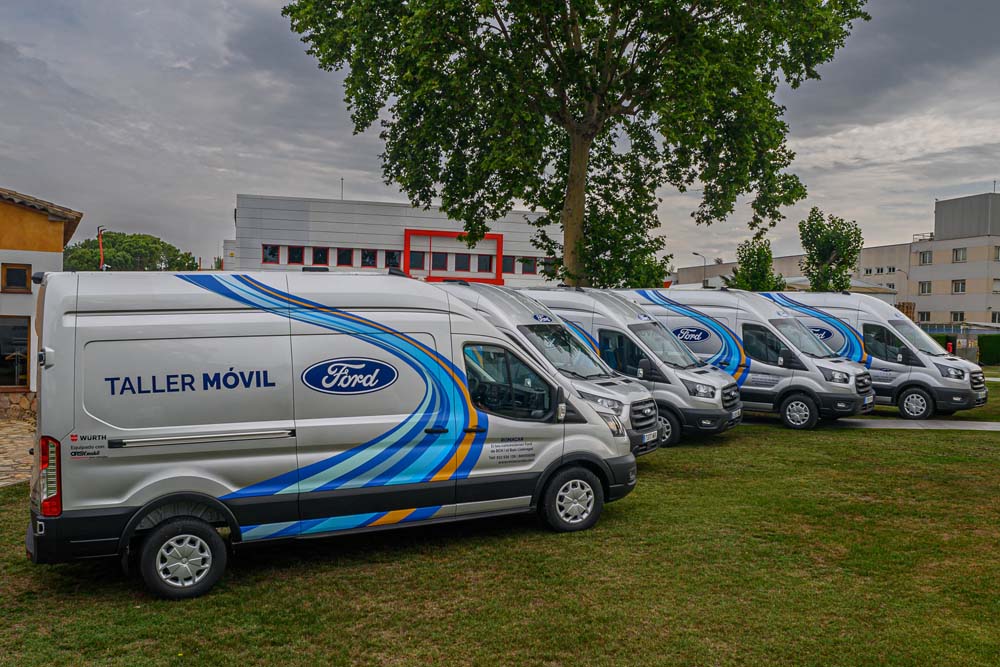 2025 Ford Pro Taller Móvil. Imagen flota.