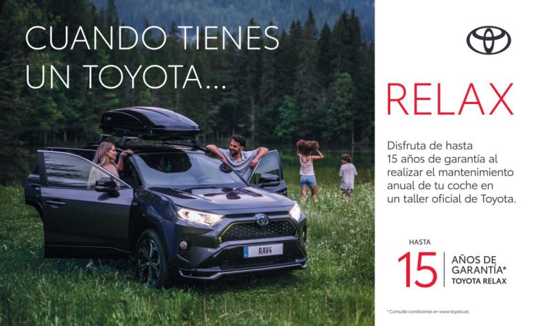 Toyota amplía de 10 a 15 años la garantía oficial gratuita