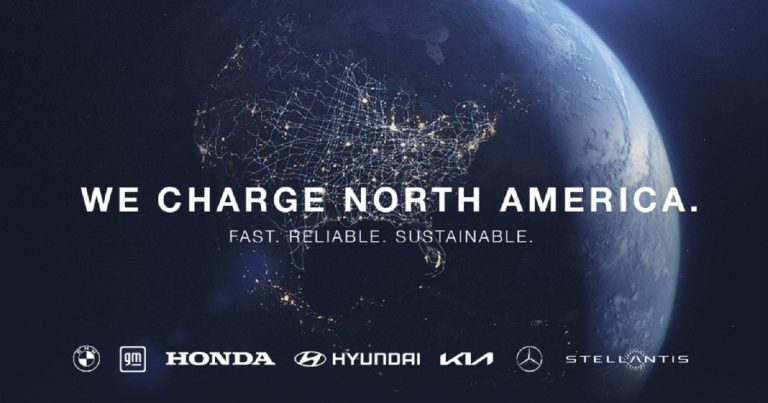 Los siete fabricantes que se unen para tener una red de cargadores mejor que los Supercharger de Tesla