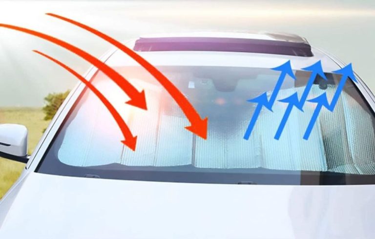 La insólita multa que la DGT podría ponerte por usar un parasol en tu coche en plena ola de calor