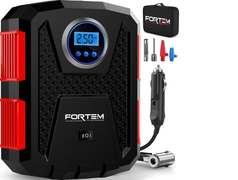 El compresor de aire portátil multiusos que te servirá tanto para inflar las ruedas de tu coche como una pelota lo tiene Amazon y por menos de 35€ 