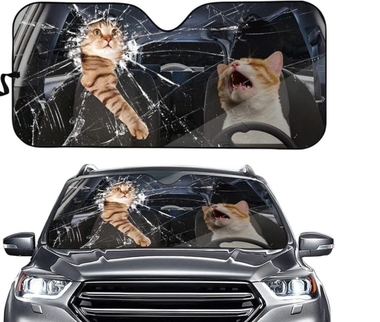 Protege tu coche del sol con los parasoles más divertidos que encontrarás en Amazon