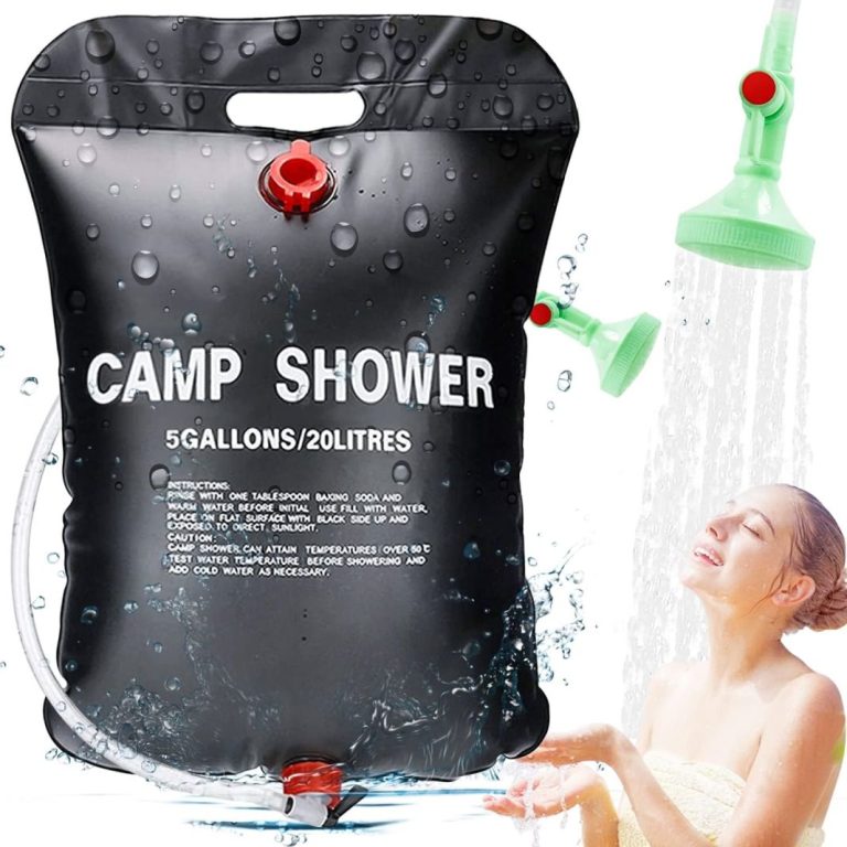 Siempre limpio: la ducha portátil perfecta para ir de camping la tiene Amazon por solo 13,99 euros