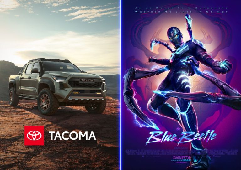 Toyota Tacoma: el vehículo del último superhéroe de Warner, ‘Blue Beetle’