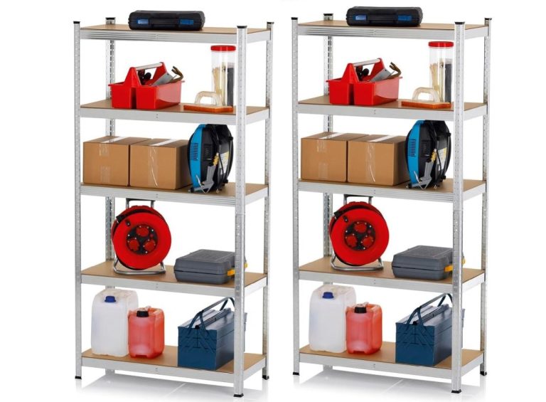 Tu garaje siempre ordenado con estas estanterías metálicas ajustables de Amazon