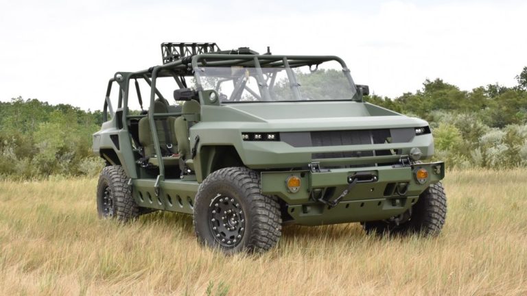 El Hummer EV se convierte en un vehículo militar