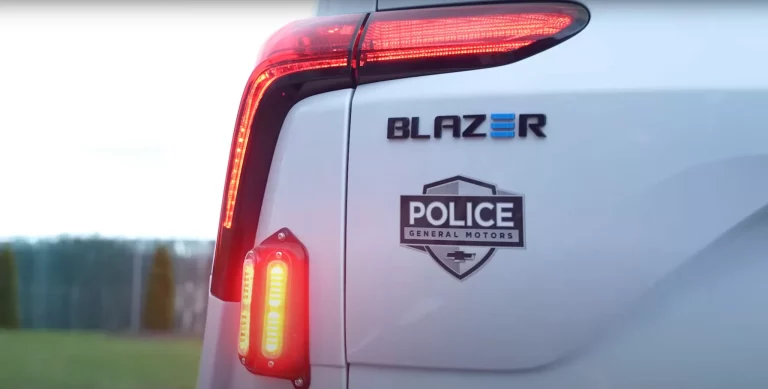 El Chevrolet Blazer EV también tendrá versión de coche de policía