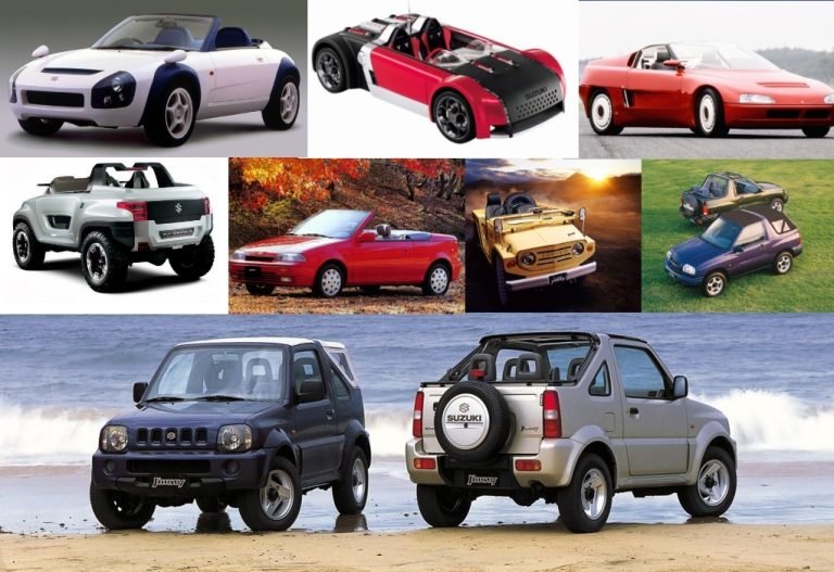 Estos son todos los Suzuki descapotables de la historia