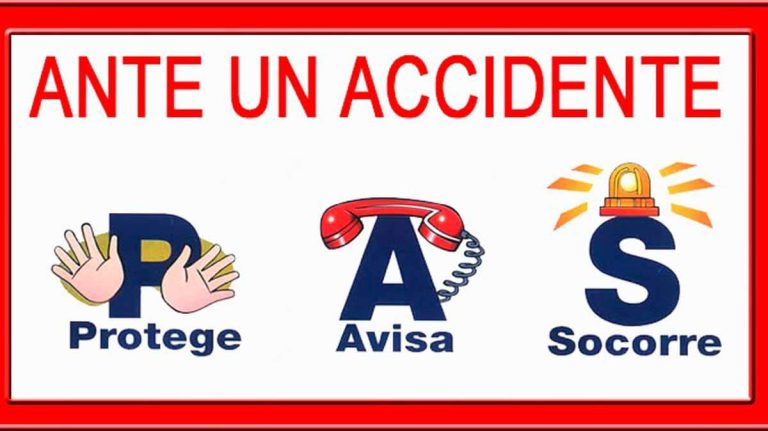 PAS: las tres letras que explican lo que debes hacer si tienes un accidente