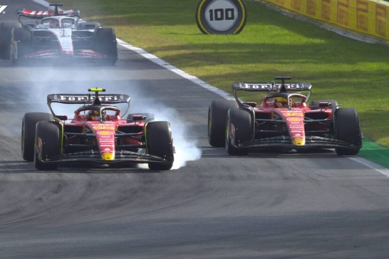 Las bonitas palabras de Sainz a su ingeniero tras los ataques de Leclerc en Monza