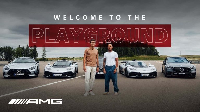 El homenaje que Hamilton y Russell se han dado con los últimos Mercedes-AMG