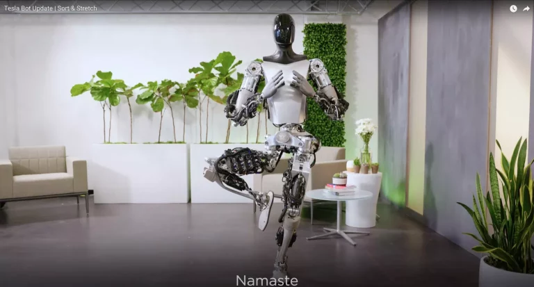 Optimus, el robot de Tesla, hará los trabajos más aburridos y luego te dará una clase de yoga