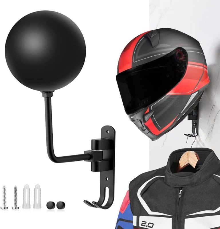 Atención amantes del orden: Amazon tiene estos soportes de pared para colgar el casco de moto en la pared