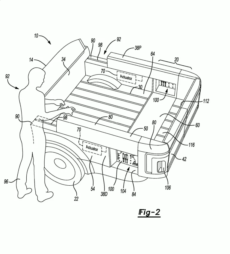 Ford convierte la caja de carga de los pick ups en una navaja suiza