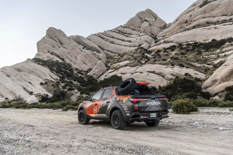 El Hyundai Santa Cruz se enfrenta al Rebelle Rally