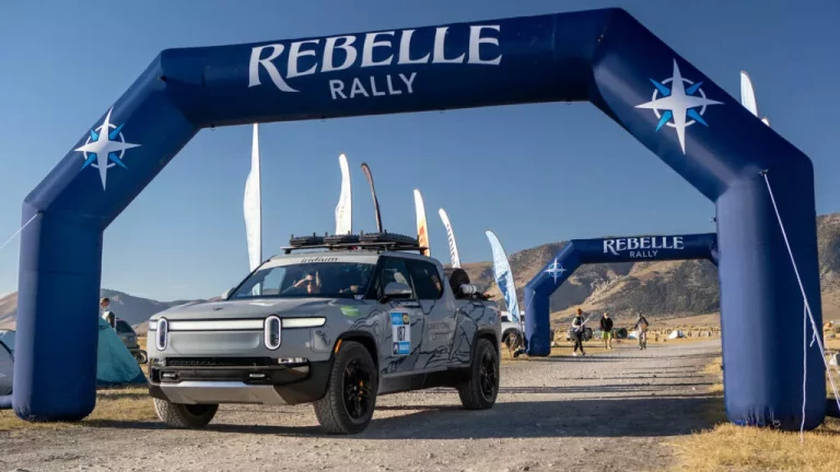 El Rivian R1T hace historia en el Rebelle Rally