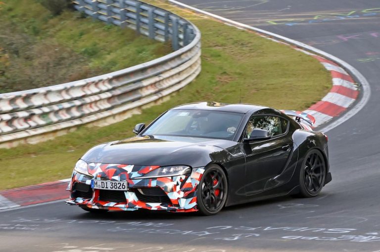 Fotos espía del Toyota Supra GRMN. El coupé japonés se pone serio