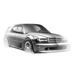 HWA rescata el AMG Hammer: el restomod del Mercedes W124 que hizo historia en 1986
