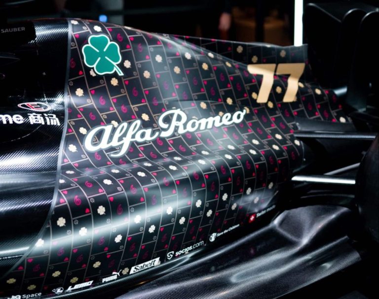 Alfa Romeo F1 estrena decoración para Las Vegas: La suerte está echada