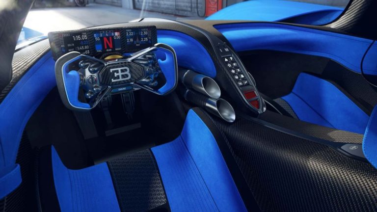 El Bugatti Bolide ya tiene interior