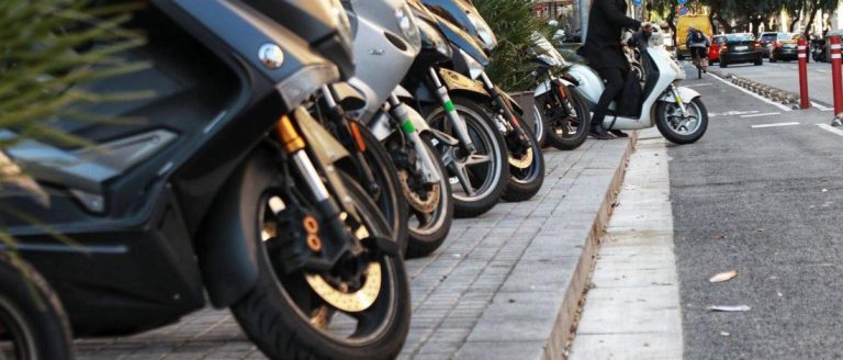 5 sitios donde no puedo aparcar mi moto