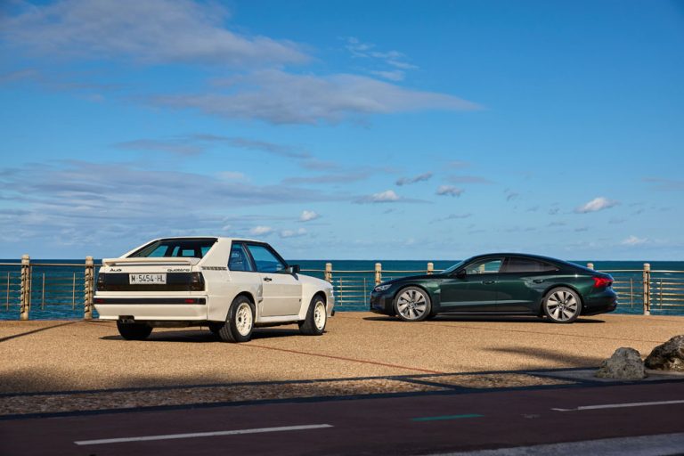 Del Audi Sport Quattro al Audi RS e-tron GT: Un icono para Audi que nació para superar a sus rivales