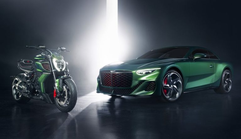 Esto es lo que sucede cuando Ducati y Bentley deciden juntar fuerzas
