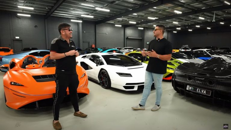 Envidia máxima: este australiano tiene una colección de coches valorada en 100 millones de dólares
