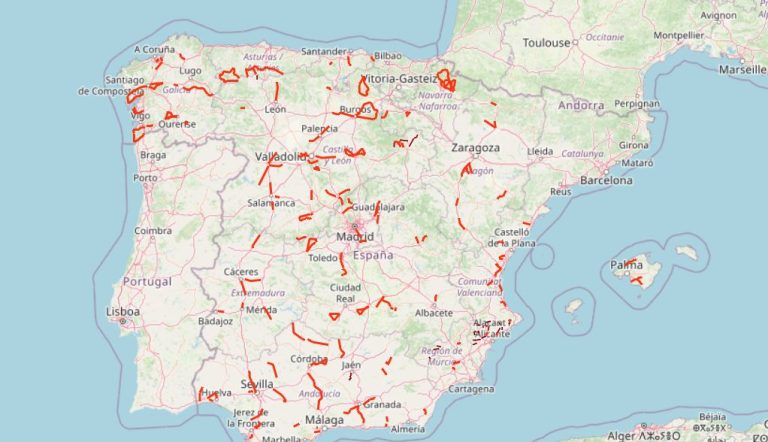 La DGT publica el mapa definitivo que debe tatuarse todo ciclista