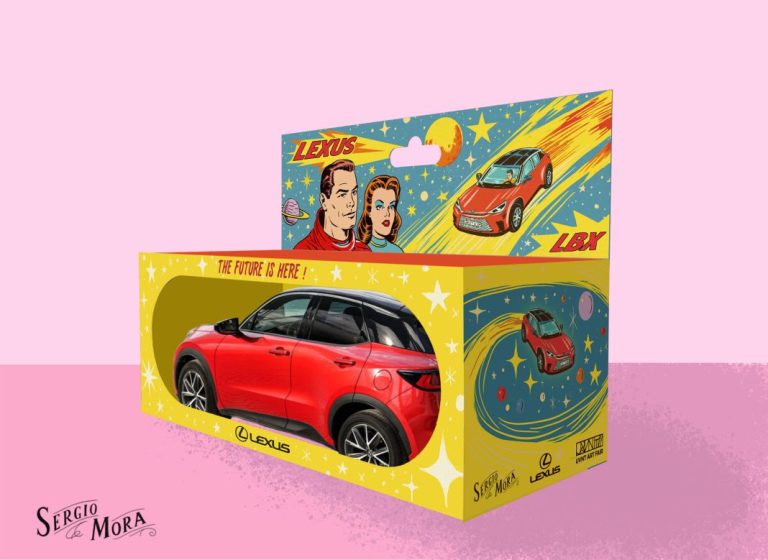 ¿Qué hace el nuevo Lexus LBX dentro de una caja?