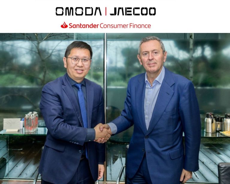 OMODA ficha a Santander Consumer Finance como partner financiero e inicia la actividad comercial en España