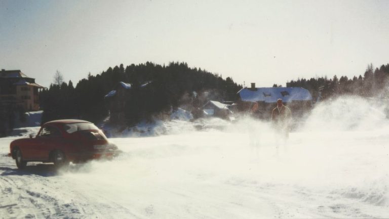 Así pone Porsche a prueba los neumáticos de invierno desde 1961