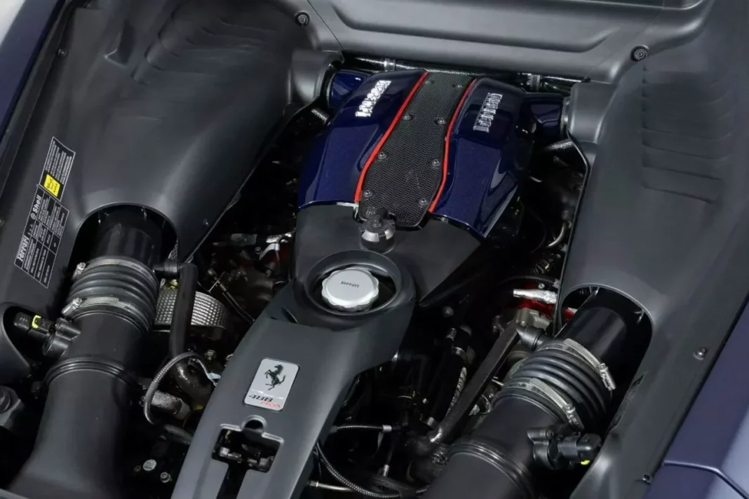 2022 Ferrari 488 Pista. Imagen motor.