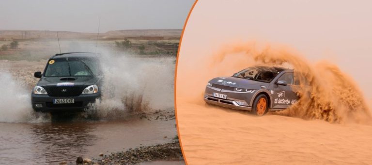 Hyundai celebra 20 años repartiendo solidaridad en el desierto