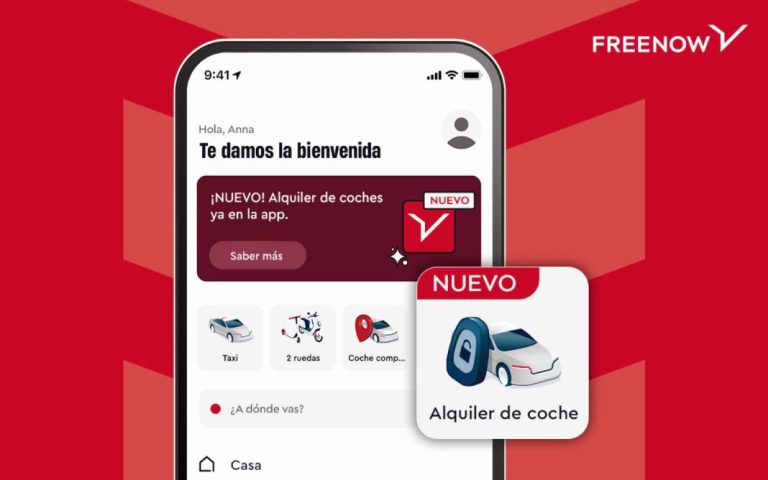 FreeNow integra 1M de coches de alquiler Avis, Hertz y Europcar a su aplicación móvil de movilidad