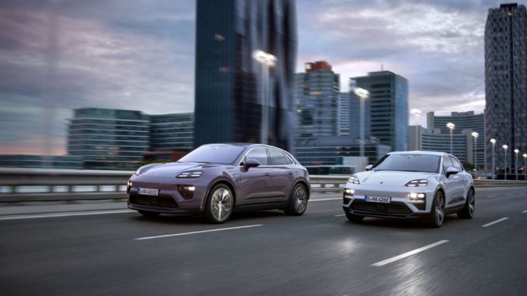 El nuevo Porsche Macan eléctrico se transforma en un zeppelin
