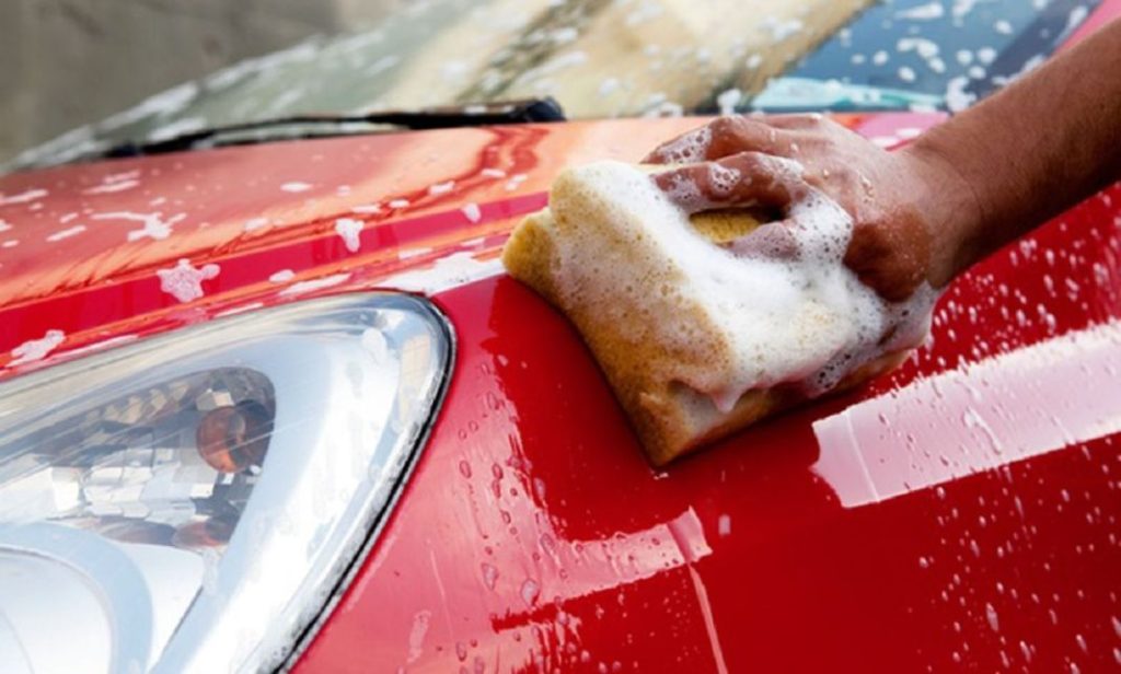 errores al lavar el coche