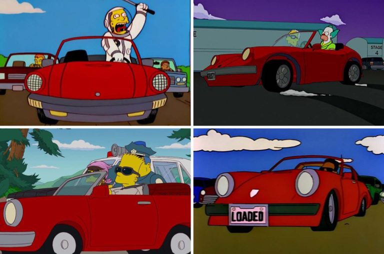 Los Porsche 911 de Los Simpson y alguna que otra propina
