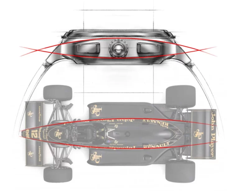 La única manera de llevar el Lotus 98T de Ayrton Senna en tu muñeca