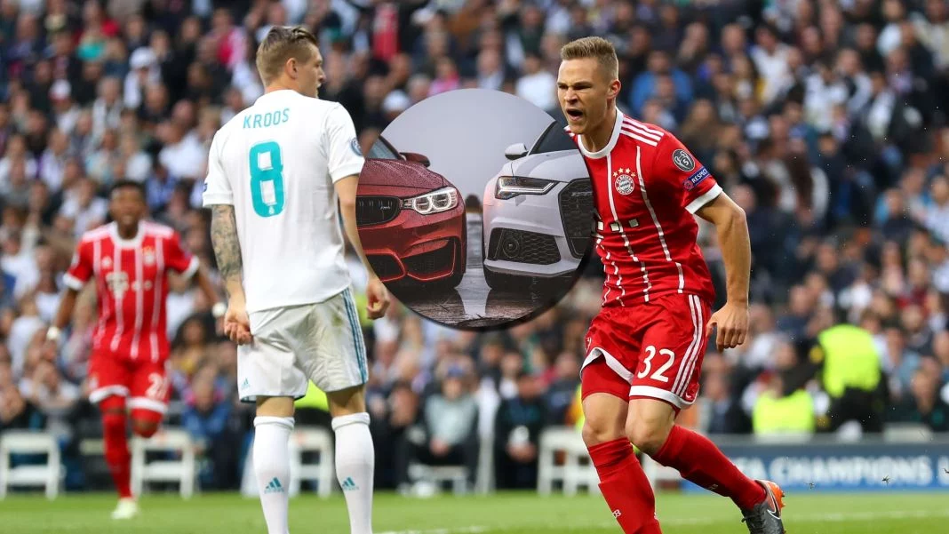 Bayern-de-Munich-coches-Real-Madrid Los jugadores del Bayern de Múnich se mueven en los coches que no quisieron los del Real Madrid.