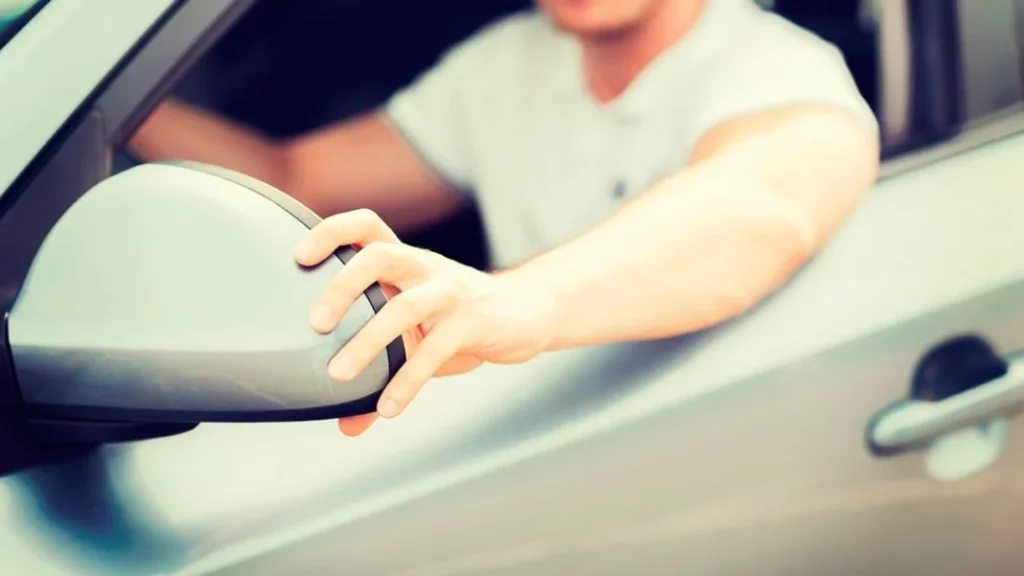 ajuste de retrovisor