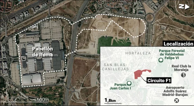 El GP de España de F1 en Madrid está en marcha. Motor16 ya lo ha visitado: así va a ser