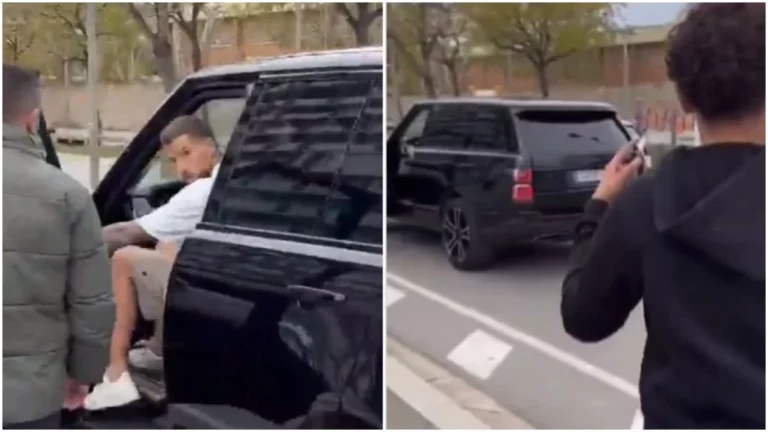 El coche que conduce Iñigo Martínez durante su polémico ‘La última vez que me llamas tonto’