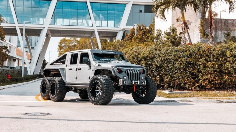 El Jeep Gladiator 6×6 Apocalypse Hellfire esconde el auténtico corazón de Satanás bajo el capó