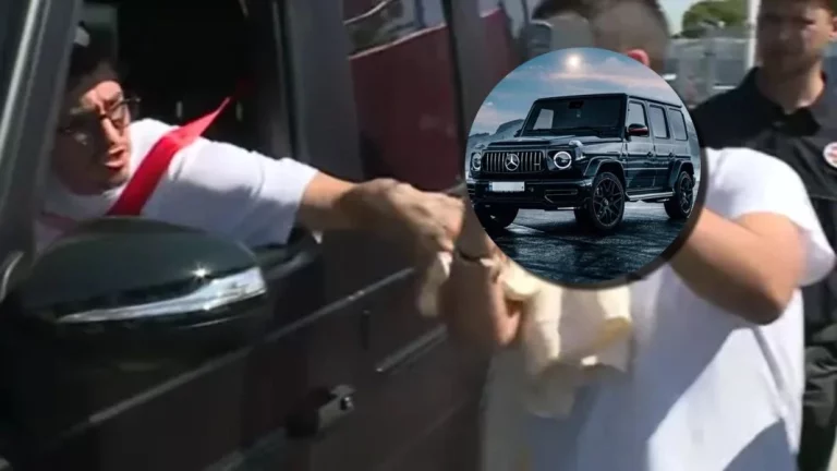 Subido a un G63 AMG de 200.000 euros, Josema Giménez pone en su lugar a un grupo de «tiktokers»